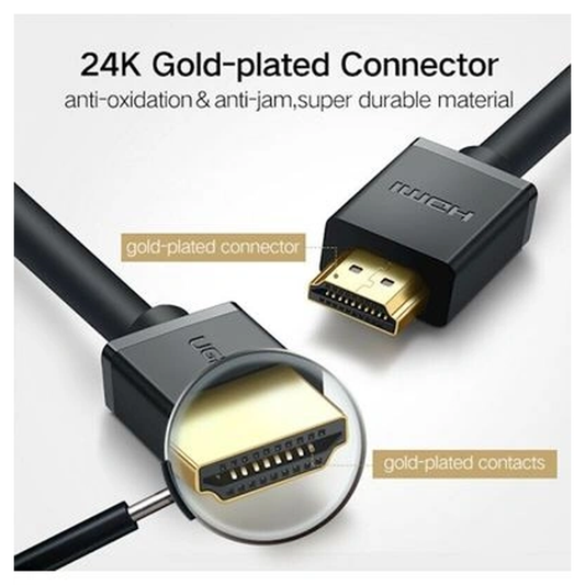 كابل UGREEN 4K HDMI 1.4 @30Hz عالي السرعة بقاعدة نحاسية (HD104)