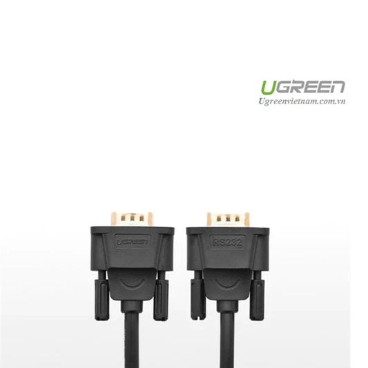UGREEN DB9 RS232 Adapter Male to Male Cable 1.5m (Black) - 20153