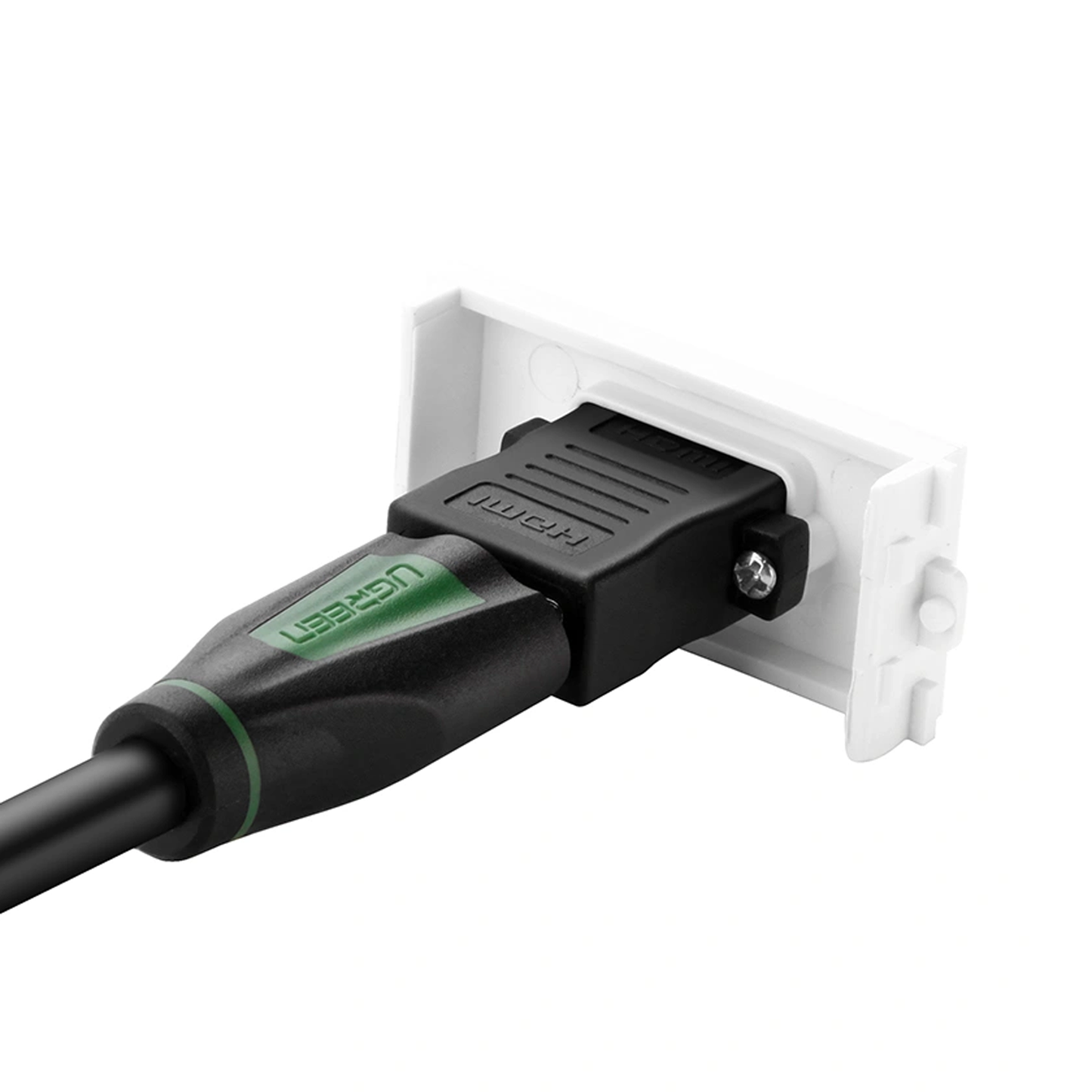 UGREEN HDMI Socket Panel Straight ( White) / 20317