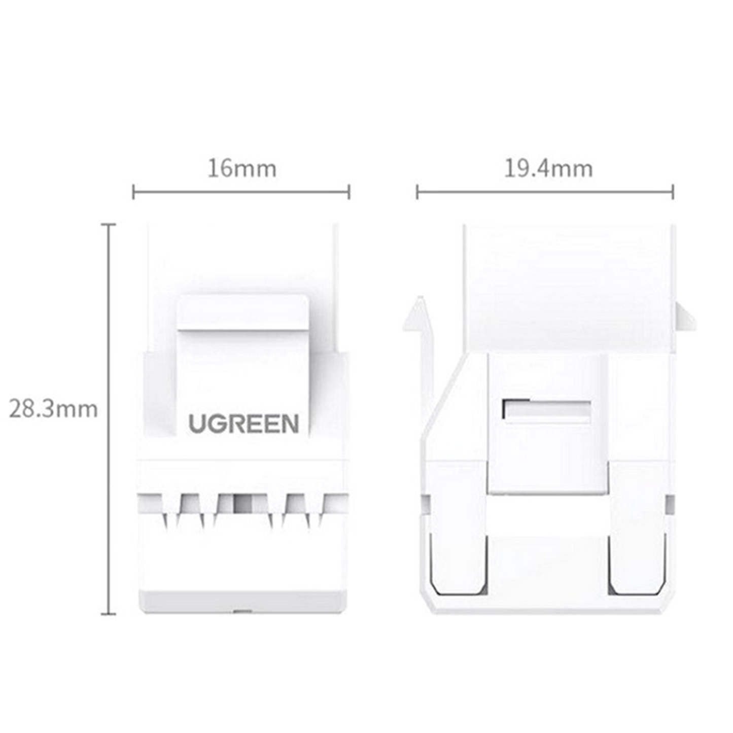 UGREEN CAT6 Unshielded Module 180° 1 pc - 30844