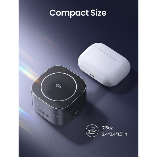 UGREEN 2-in-1 Qi2 Magnetic Foldable Fast Charging Station / 35316