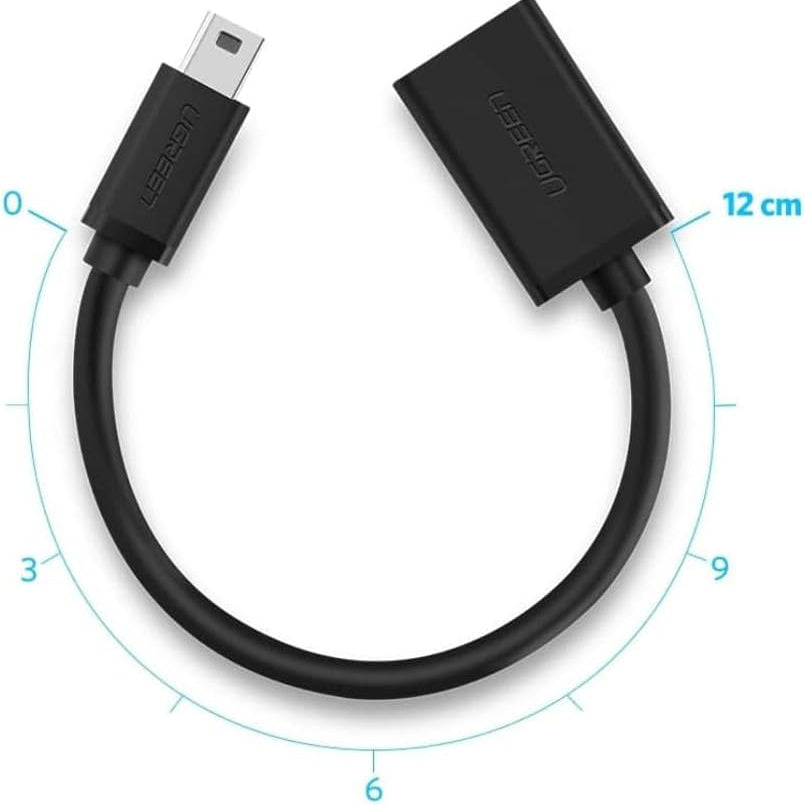 UGREEN Mini USB Male to USB Female OTG Cable / 10383