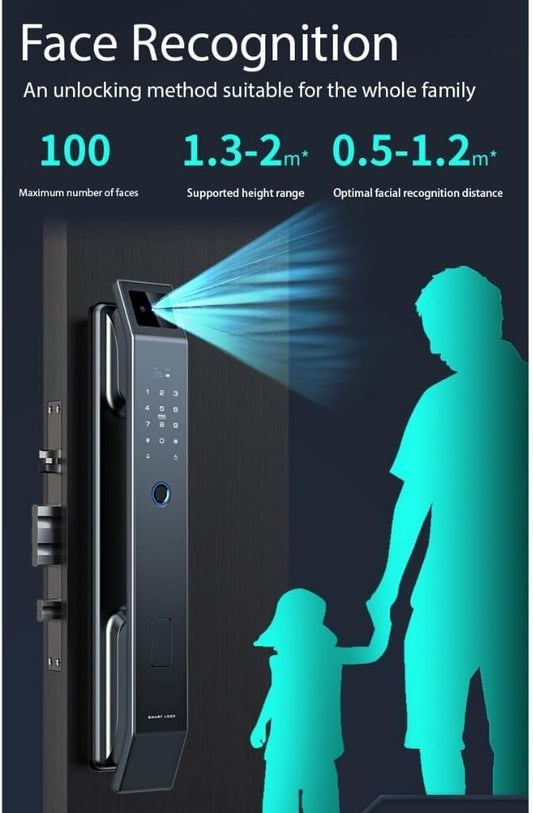قفل الباب الذكي مع خاصية التعرف على الوجه - SE4
