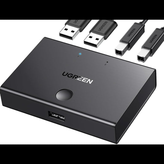 UGREEN USB 2.0 Sharing Switch 2x1 / 30345