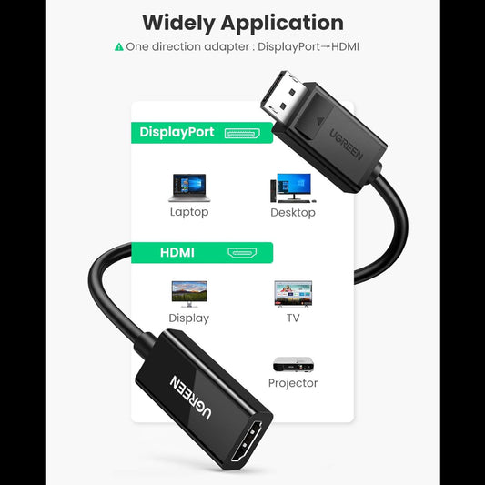 محول من DisplayPort إلى HDMI أنثى 25 سم /MW137 من UGREEN