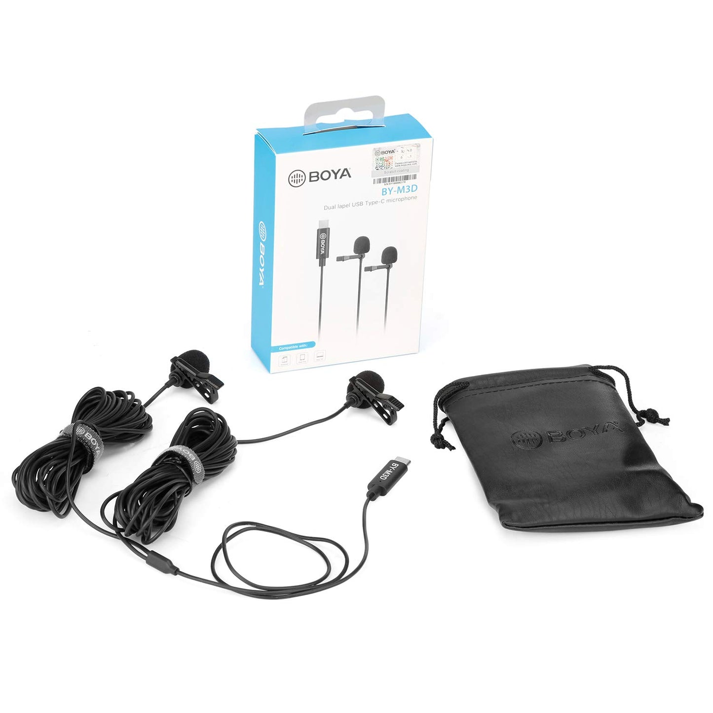 BOYA BY-M3D Dual lapel USB Type-C Microphone