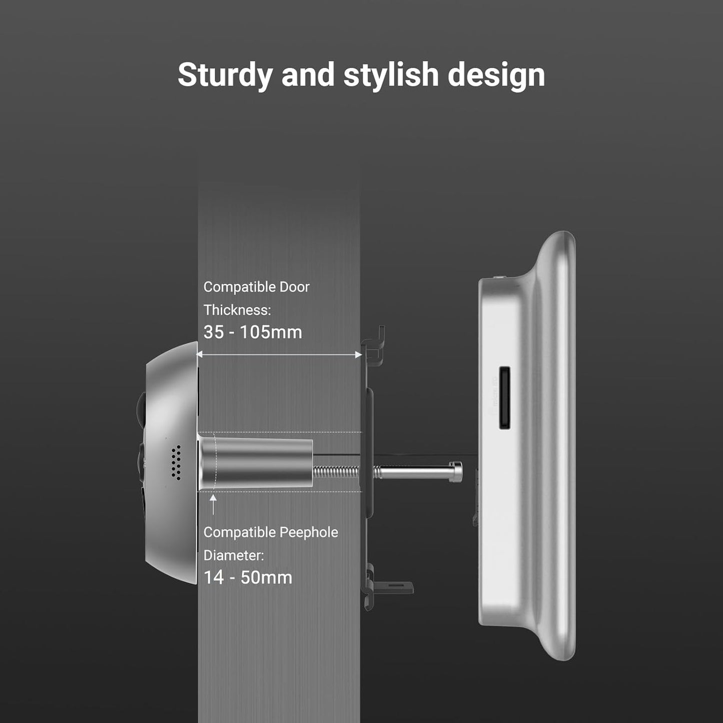 عين سحرية للباب بدون أسلاك | ايزفيز | HP4