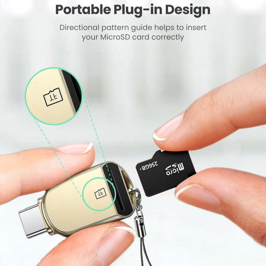 قارئ بطاقات USB من النوع C إلى TF من Ugreen / 80124