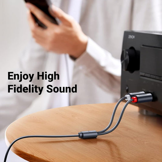 كابل UGREEN Audio Mini Jack مقاس 3.5 مم (أنثى) - 2RCA (ذكر) / AV102