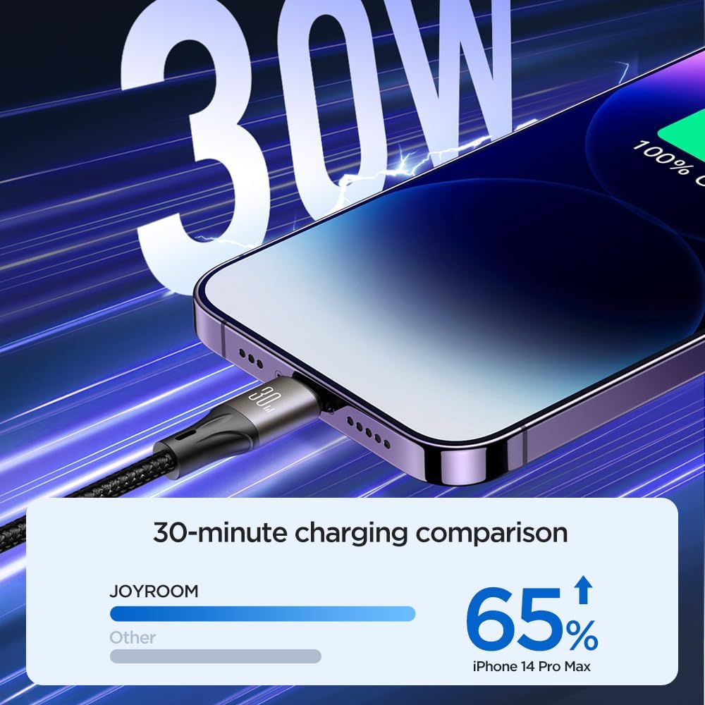 JOYROOM Charging Cable 30W S-A25 Type c to Lighting iPhone - Black