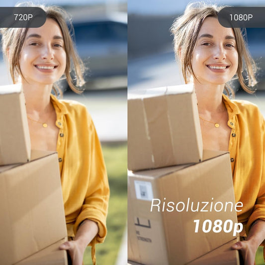 فيديو انتركم لاسلكي للباب بدقة 2 ميجا بكسل | ايزفيز | HP5