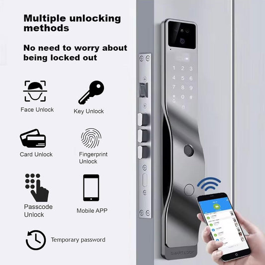 قفل الباب الذكي مع خاصية التعرف على الوجه -SE6