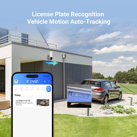 كاميرا حائطية ذكية مع وحدة إنارة | ايزفيز | EL3
