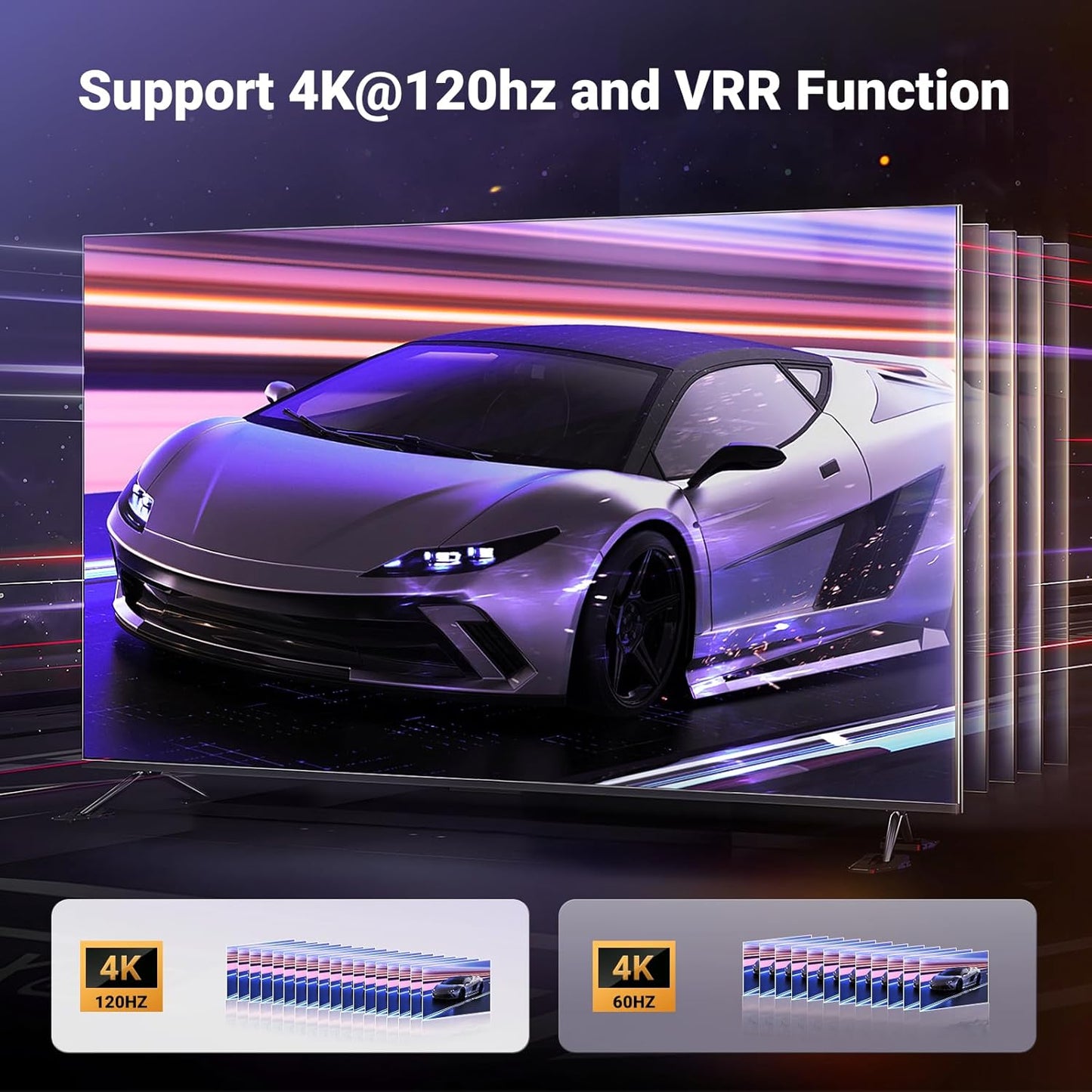 UGREEN 3-IN-1 Out 4K@120Hz HDMI 2.1 Switch / 15604