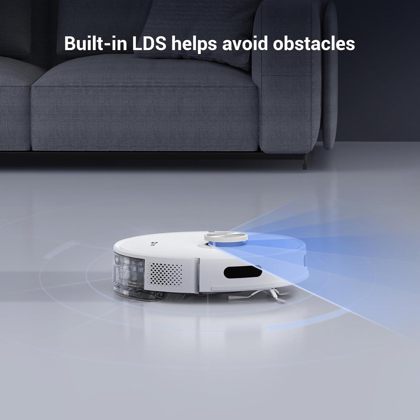 روبوت المكنسة الكهربائية والممسحة مع محطة تفريغ ذاتية سعة 4 لتر | ايزفيز | RE5.Plus