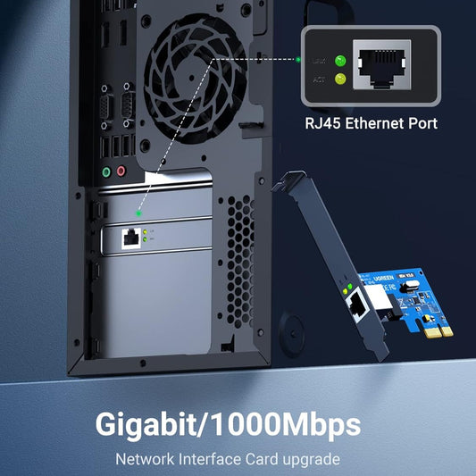 بطاقة شبكة UGREEN PCI Express 1000Mbps PCIe / 30771