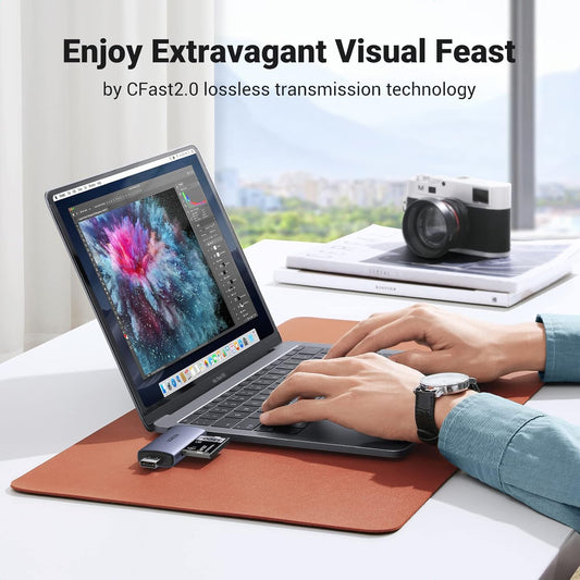محول قارئ بطاقات USB 2.0 إلى USB C Cfast من UGREEN /50906a