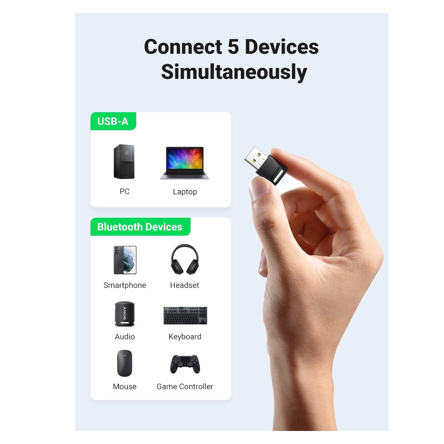 UGREEN Bluetooth 5.0 USB Adapter /80890