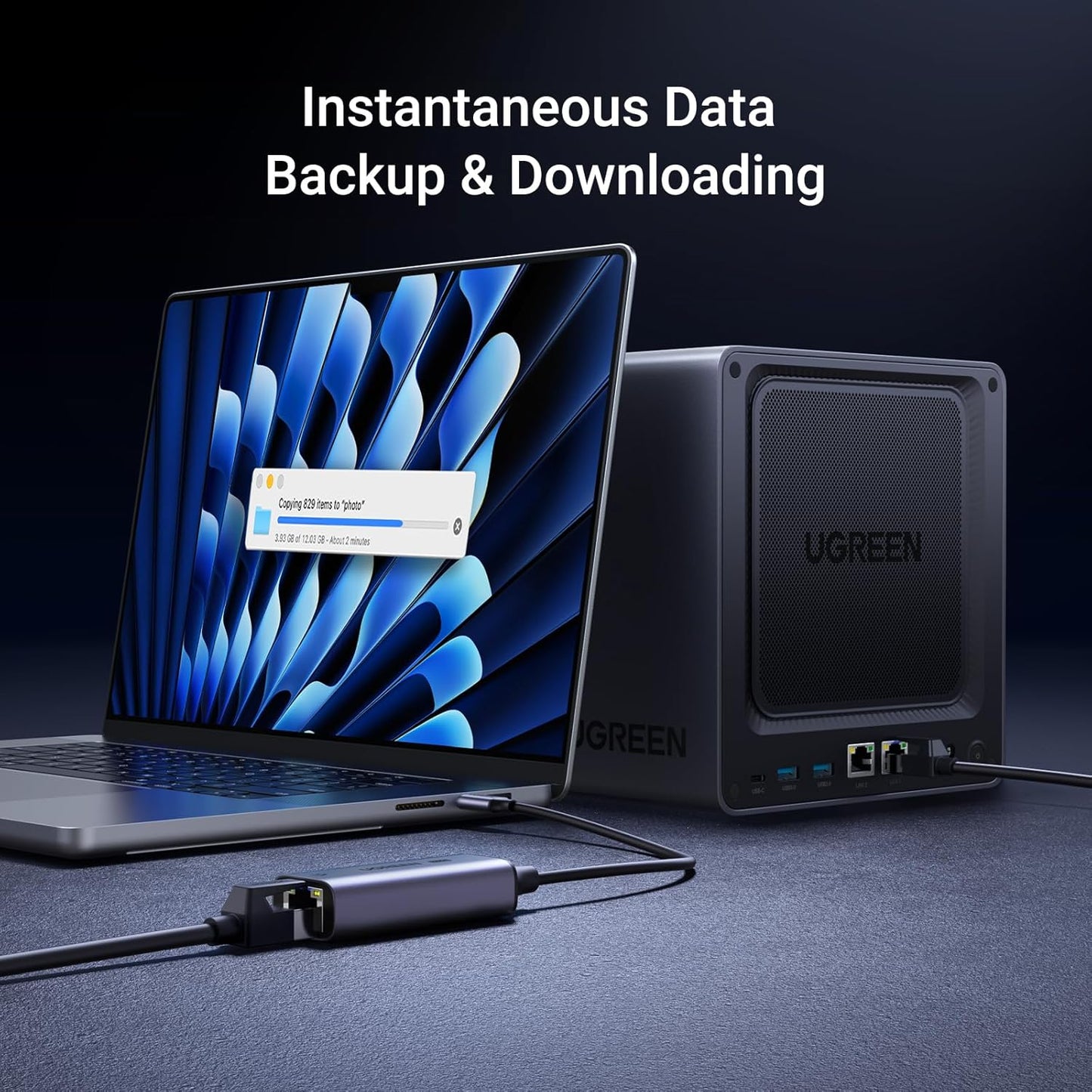 UGREEN USB C to Ethernet Adapter 2.5G, Ethernet Adapter / 25052