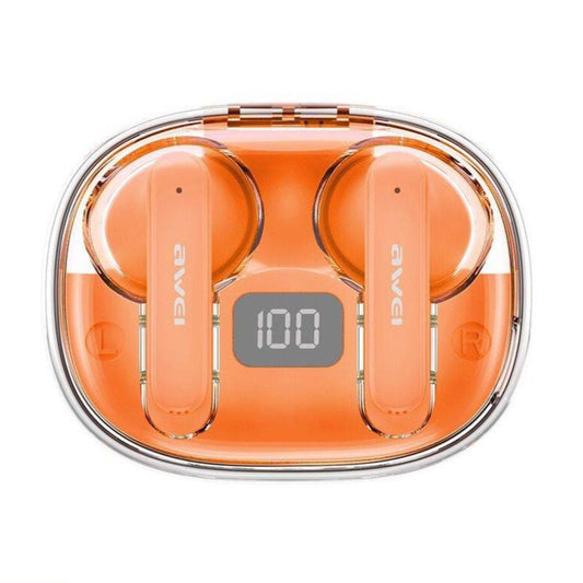 سماعات أذن Awei اللاسلكية بتقنية البلوتوث / سماعات إلغاء الضوضاء / سماعات رأس ستيريو عالية الدقة