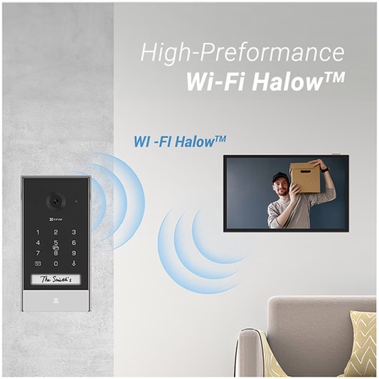 انتركم فيديو لاسلكي بالطاقة الشمسية مع شاشة |ايزفيز | EP7