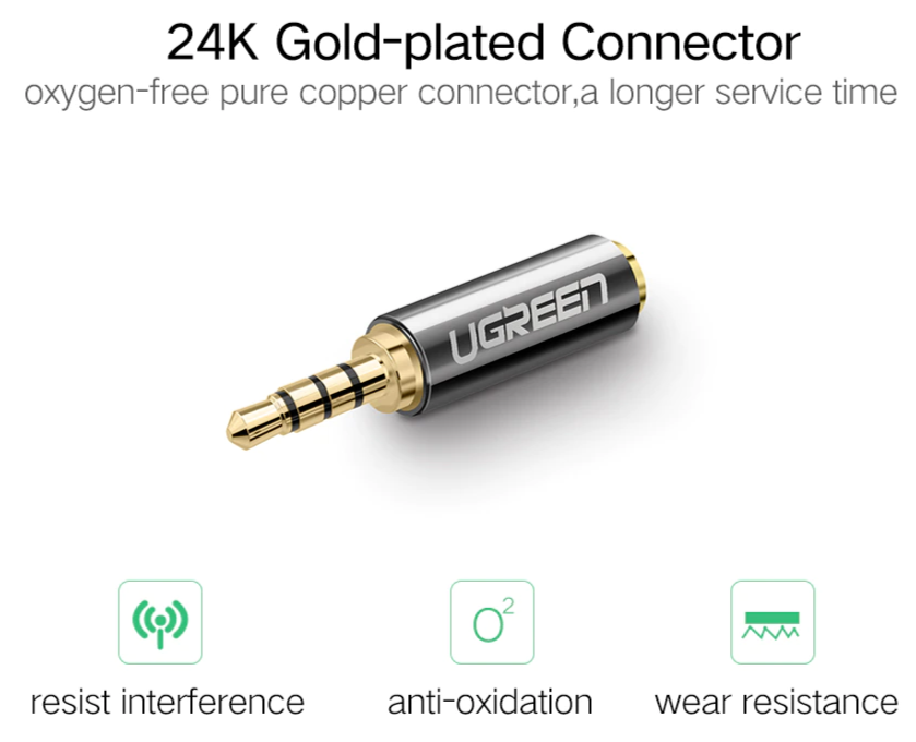 محول يوجرين من 3.5 مم ذكر إلى 2.5 مم أنثى / 20502