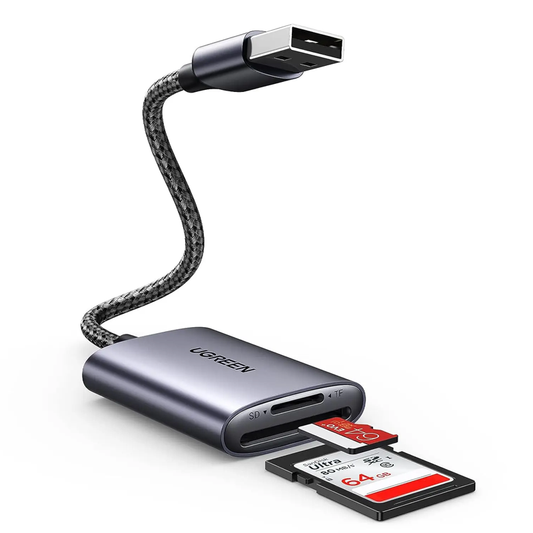 قارئ بطاقات USB SD 2 في 1 من UGREEN /80887