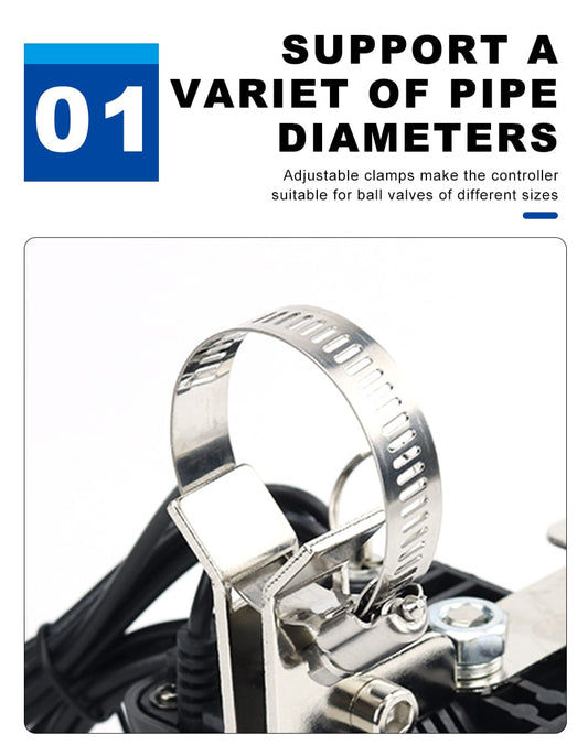 جهاز التحكم الذكي بصمام المياه / الغاز