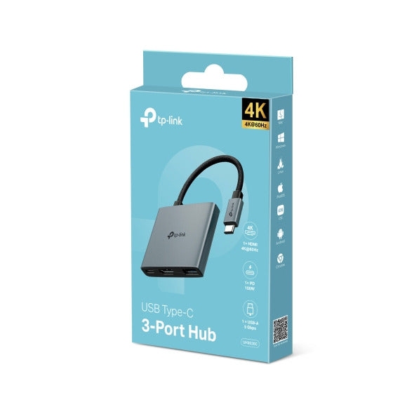 TP-Link UH3020C | USB Type-C 3 in 1 Hub