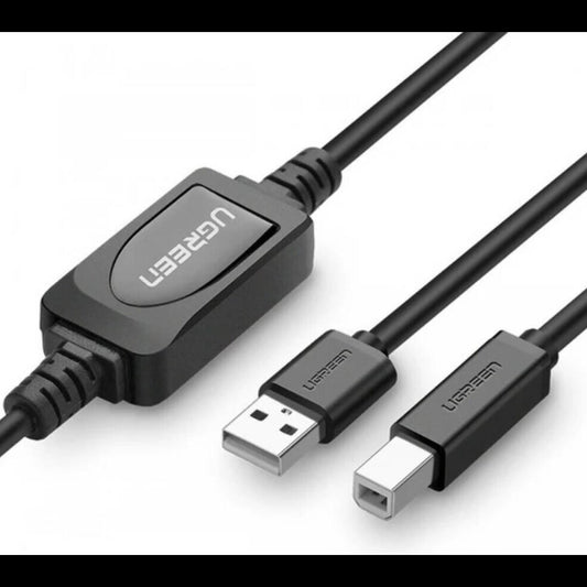 كابل طابعة UGREEN USB a إلى B 2.0 سلك ذكر نشط / US122