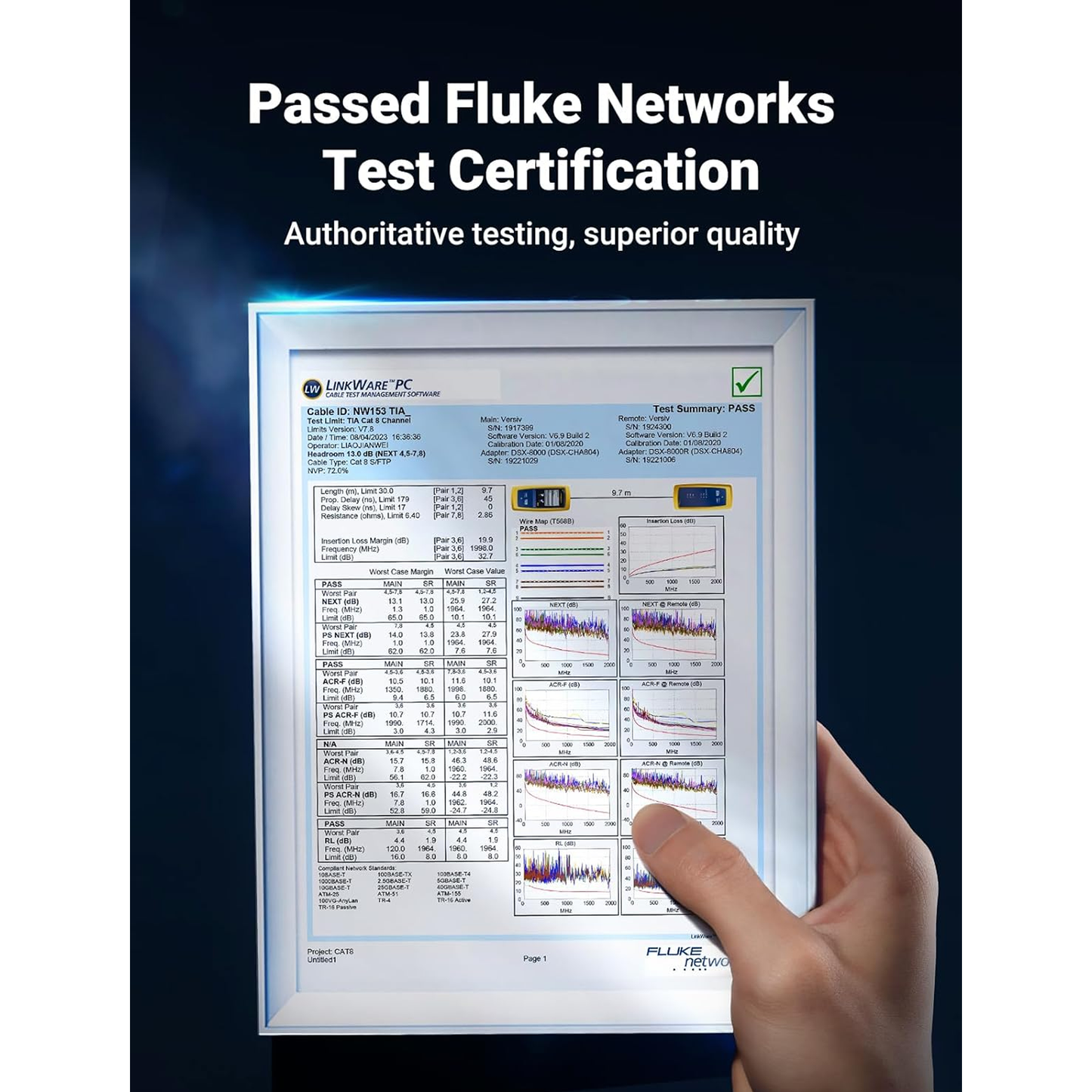 كابلات شبكة محمية من يوجرين |UGREEN CAT8 Shielded Round Braided Cable Modular Plugs| NW153