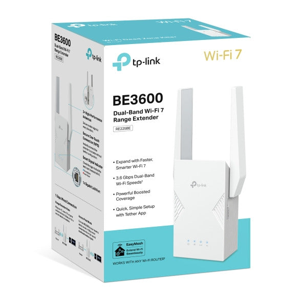 Tp-Link RE225BE | BE3600 Dual-Band Wi-Fi 7 Range Extender