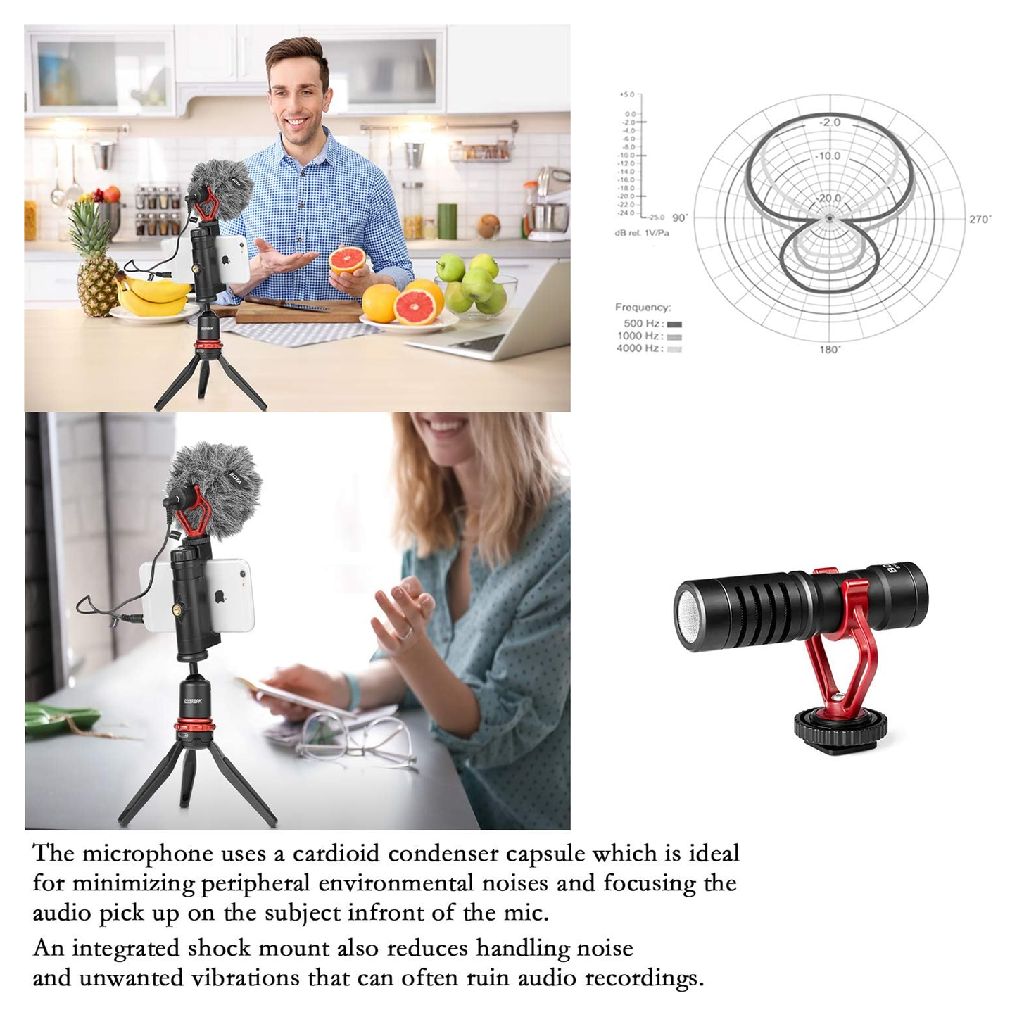 Boya BY-MM1 Universal Cardioid Wired Microphone