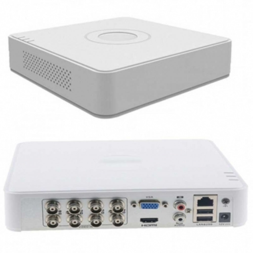 جهاز تسجيل فيديو رقمي يدعم الذكاء الصناعي ثماني | يدعم 5 ميجابكسل | Hikvision.DS.7108HQHI.M1/S