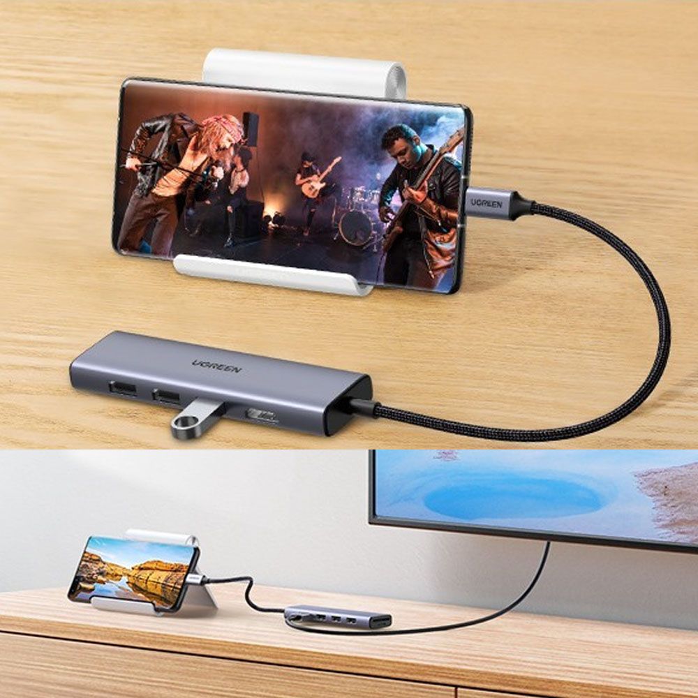 UGREEN 6-in-1 USB C Hub 4K@60Hz / 60383