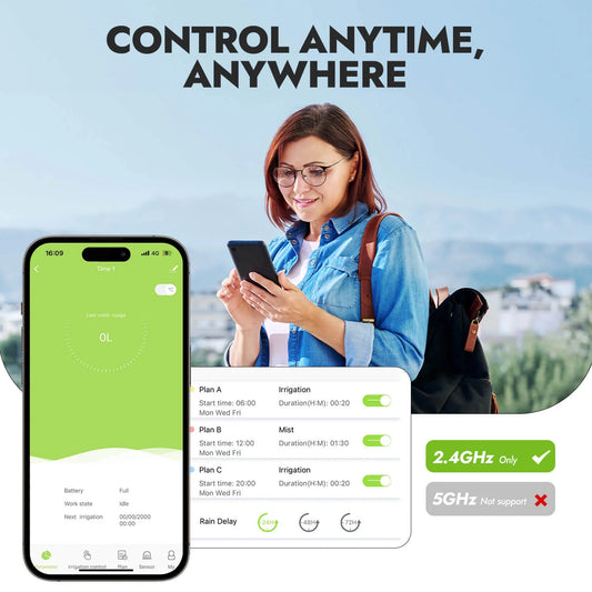 طقم مؤقت / صمام مياه ذكي وايفاي (صمام ذكي + مقبس ذكي (فيش أوروبي))