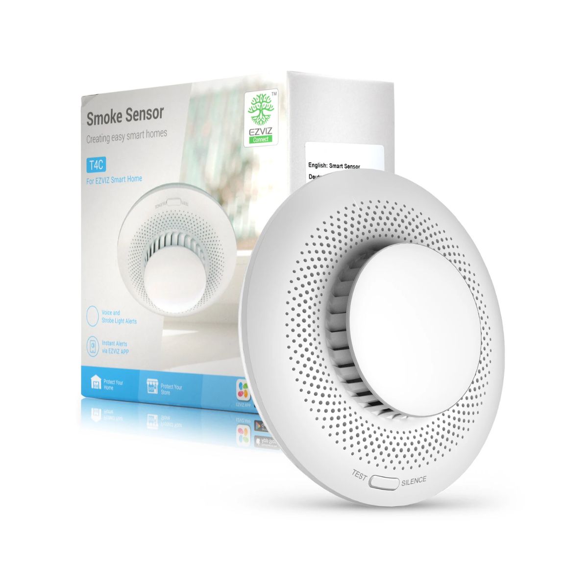كاشف حريق ودخان ذكي | ايزفيز | T4C