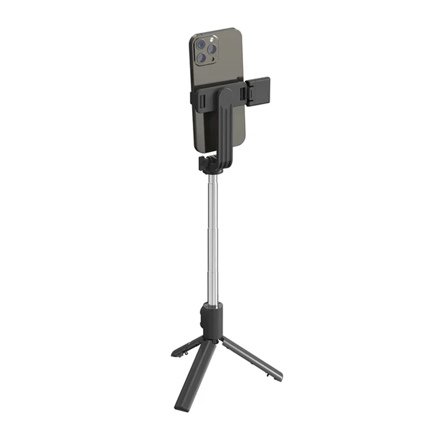 Lenyes Tripod & Selfie Stick with Ring Light – Black - LPH101