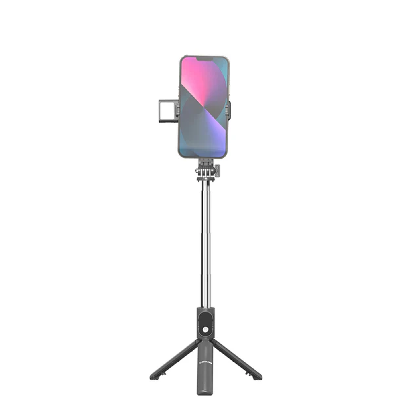 Lenyes Tripod & Selfie Stick with Ring Light – Black - LPH101