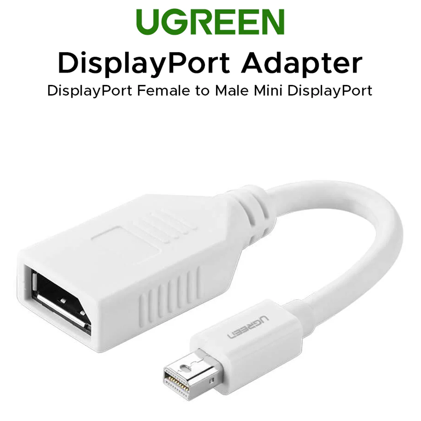 UGREEN Mini DisplayPort Male to DisplayPort Female Adapter - 10445