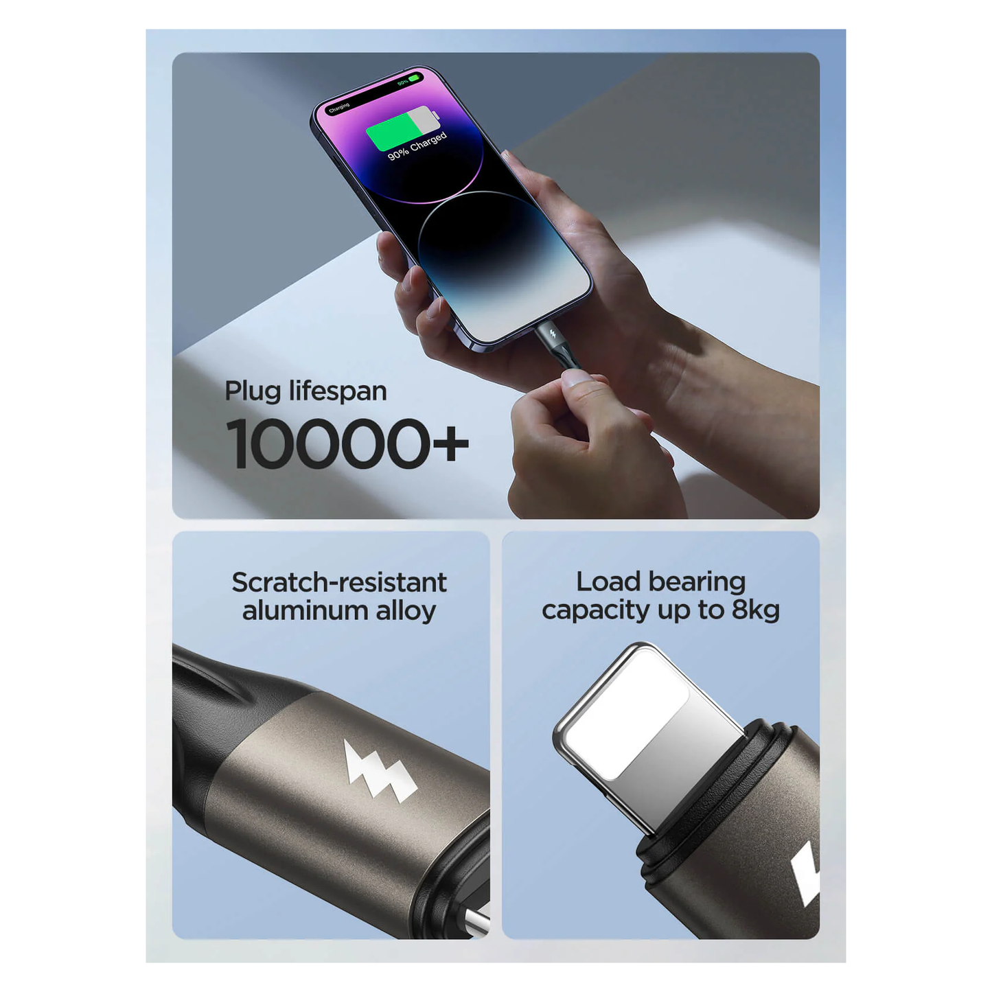 JOYROOM S-A25 Light-Speed Series 3A Fast Charging Data Cable (USB-A to Lightning) 1.2m Black