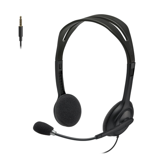 Logitech H151 Stereo Headset w/ Mic 3.5mm Audio Jack