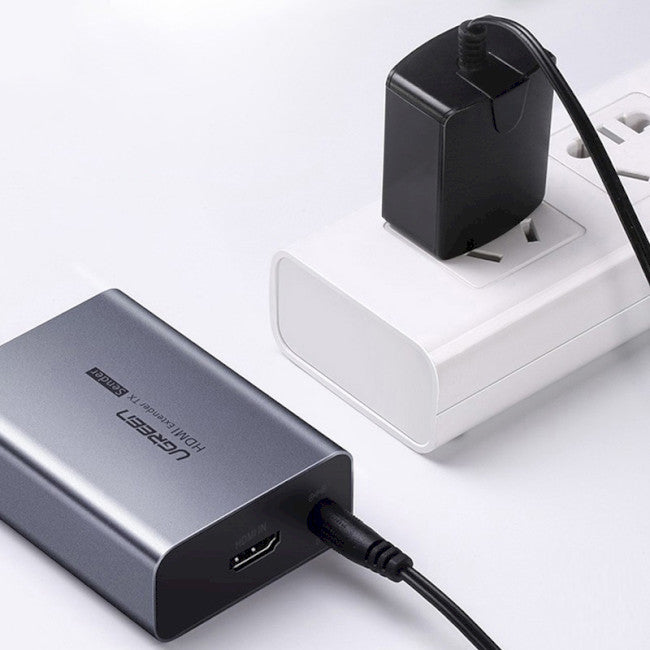 UGREEN HDMI Extender 50m Over a Single Cat5e/6 (Transmitter*1+Receiver*1) / 90811EU