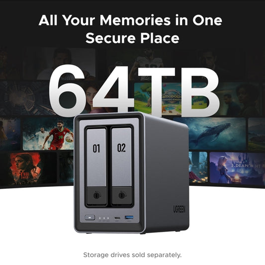 UGREEN Network Attached Storage DXP2800 (Diskless) EU / 25369