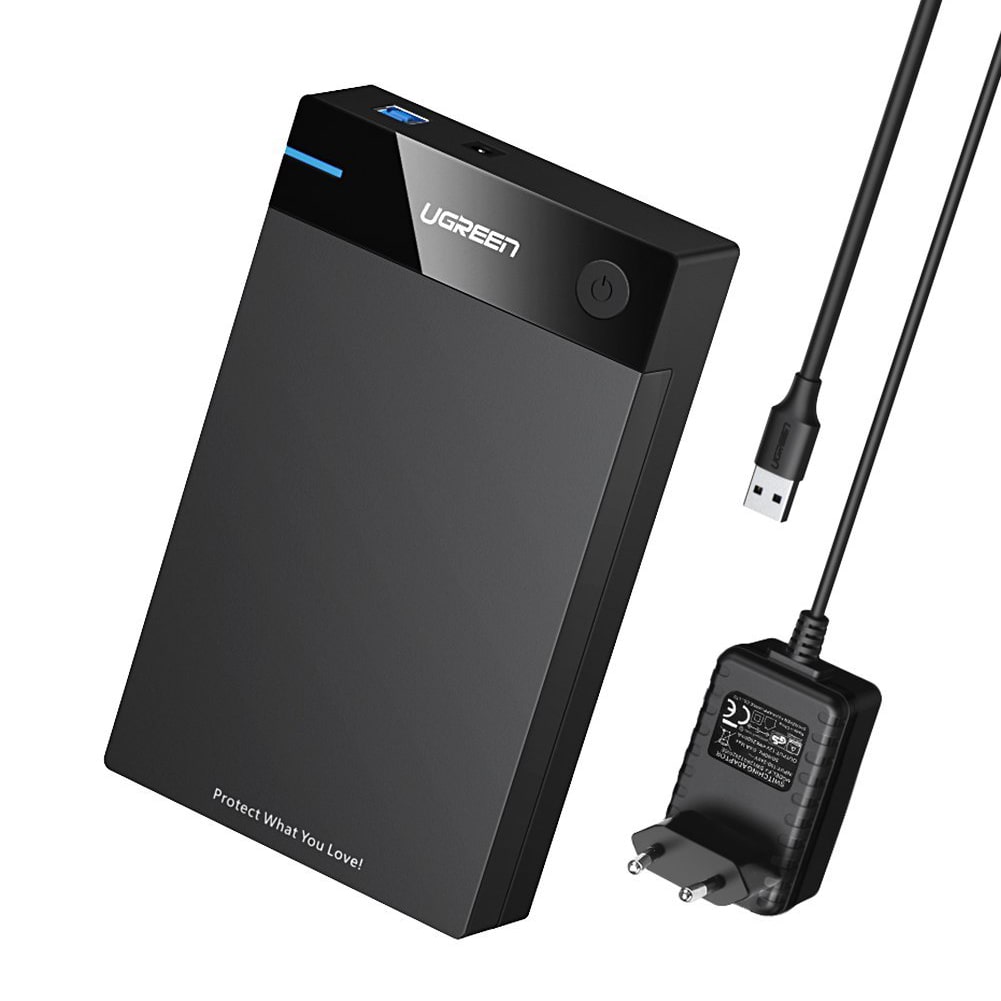 UGREEN USB 3.0 3.5 Inch Hard Drive Box EU Plug / 50422