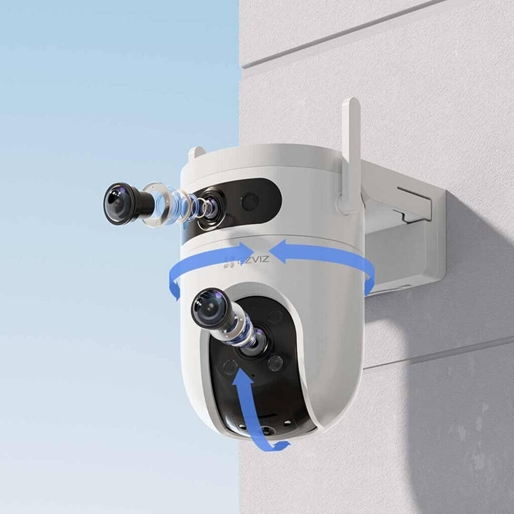 كاميرا مراقبة خارجية ثنائية العدسة بدقة 3 ميجابكسل - H9c 3MP 