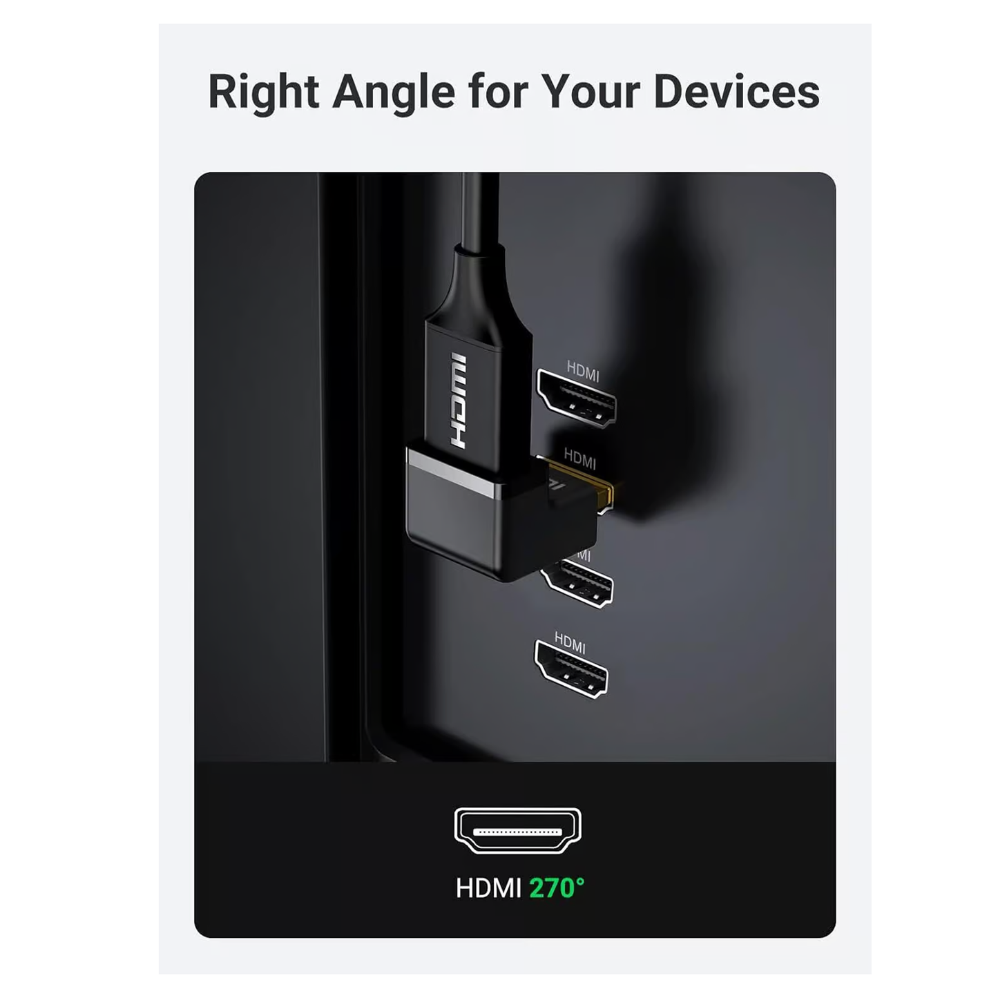 UGREEN HDMI Male to Female Adapter Up / 20110