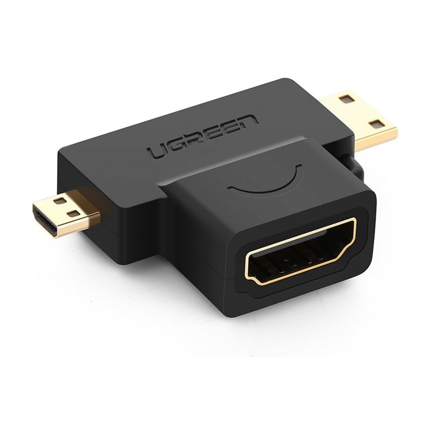 UGREEN Micro HDMI + Mini HDMI Male to HDMI Female Adapter / 20144