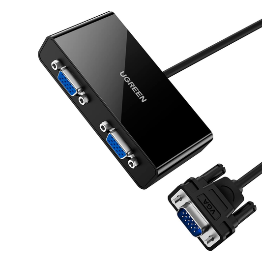 UGREEN 2-Port USB KVM Switch Box ABS Case - 30357