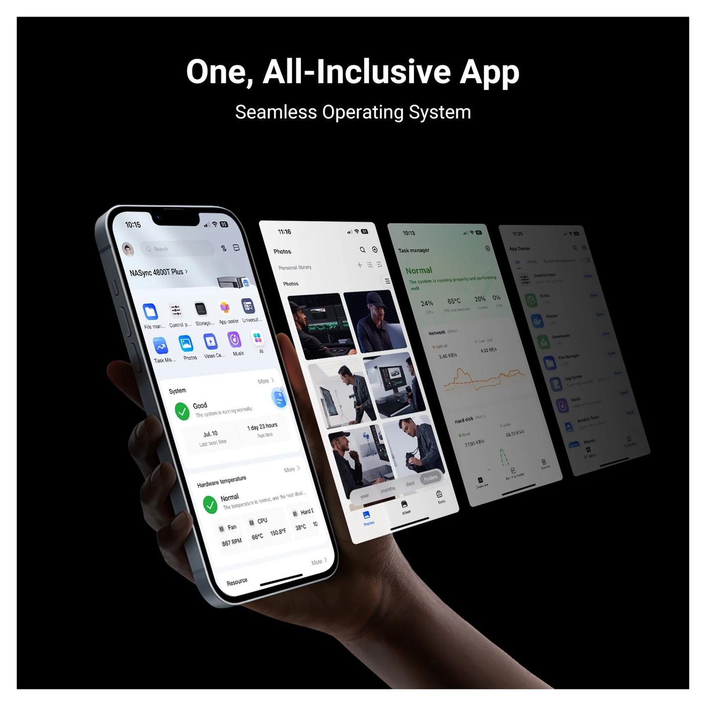 وحدة تخزين UGREEN المتصلة بالشبكة DXP480T (بدون أقراص) Plus EU / 25892
